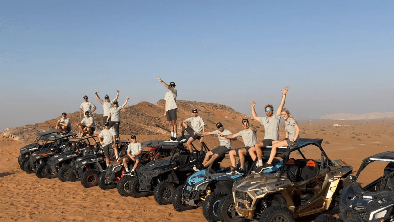 Dubai Dunes Trio: Buggies, Camels & Sandboarding