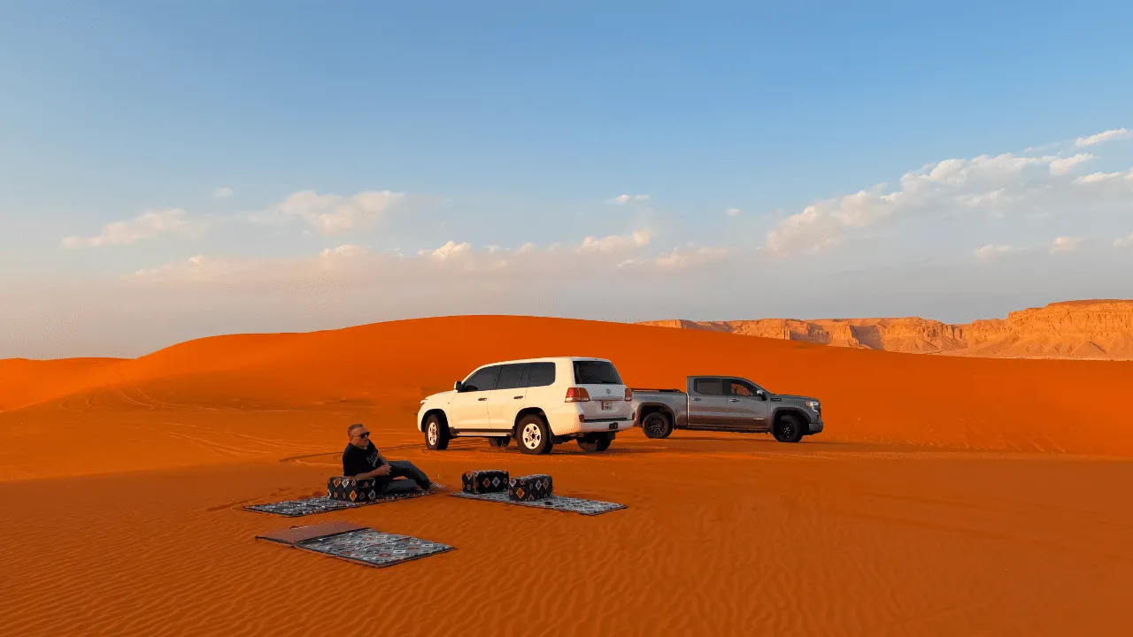Red Sand Dunes Safari with Overnight Camping