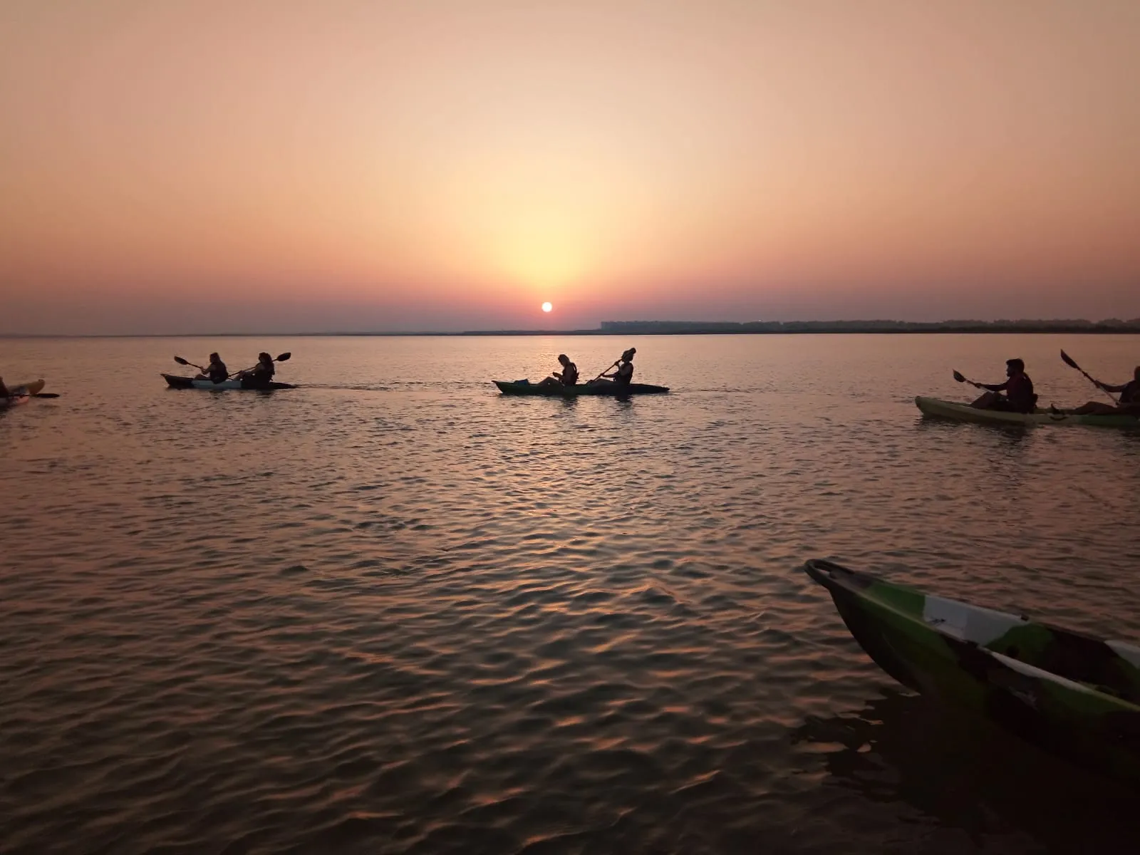 Kayaking at Purple Island